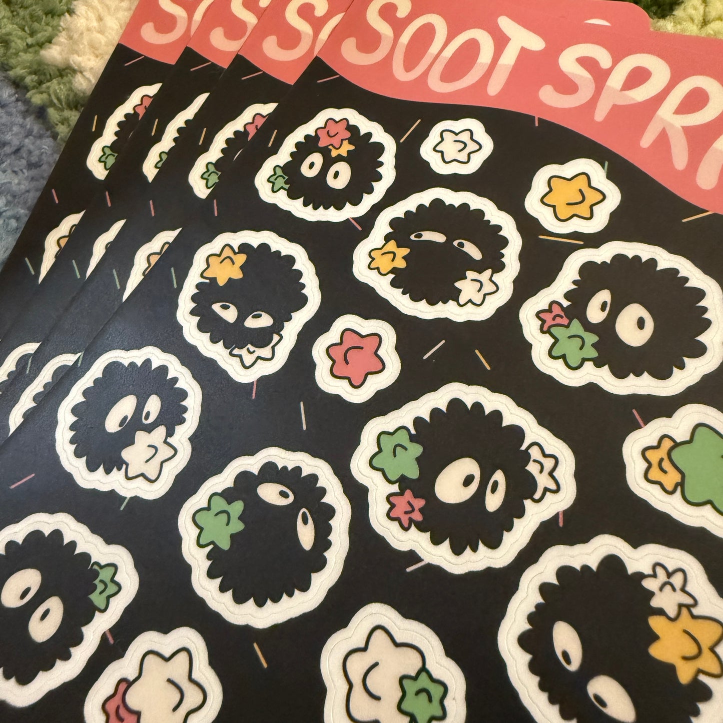 Soot Sprite Sticker Sheet