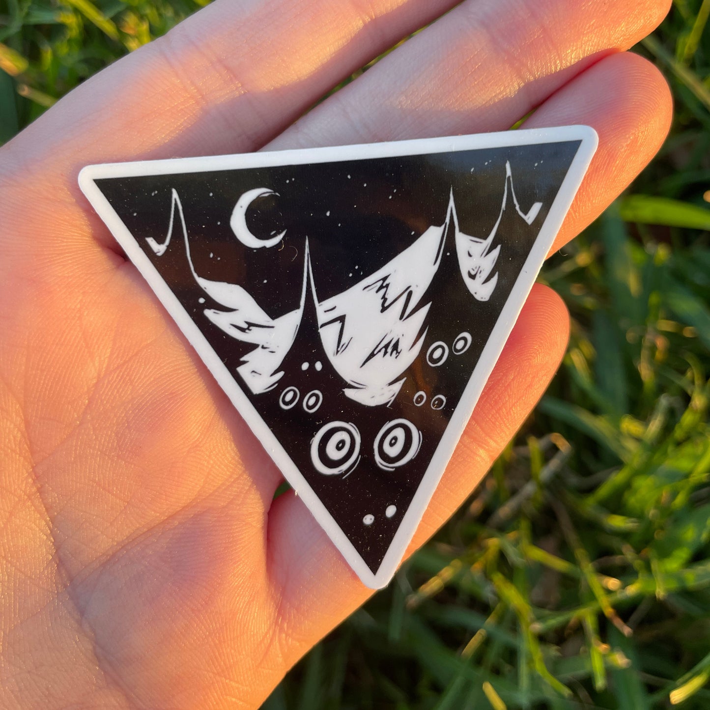 Cryptid Triangle Woods Sticker