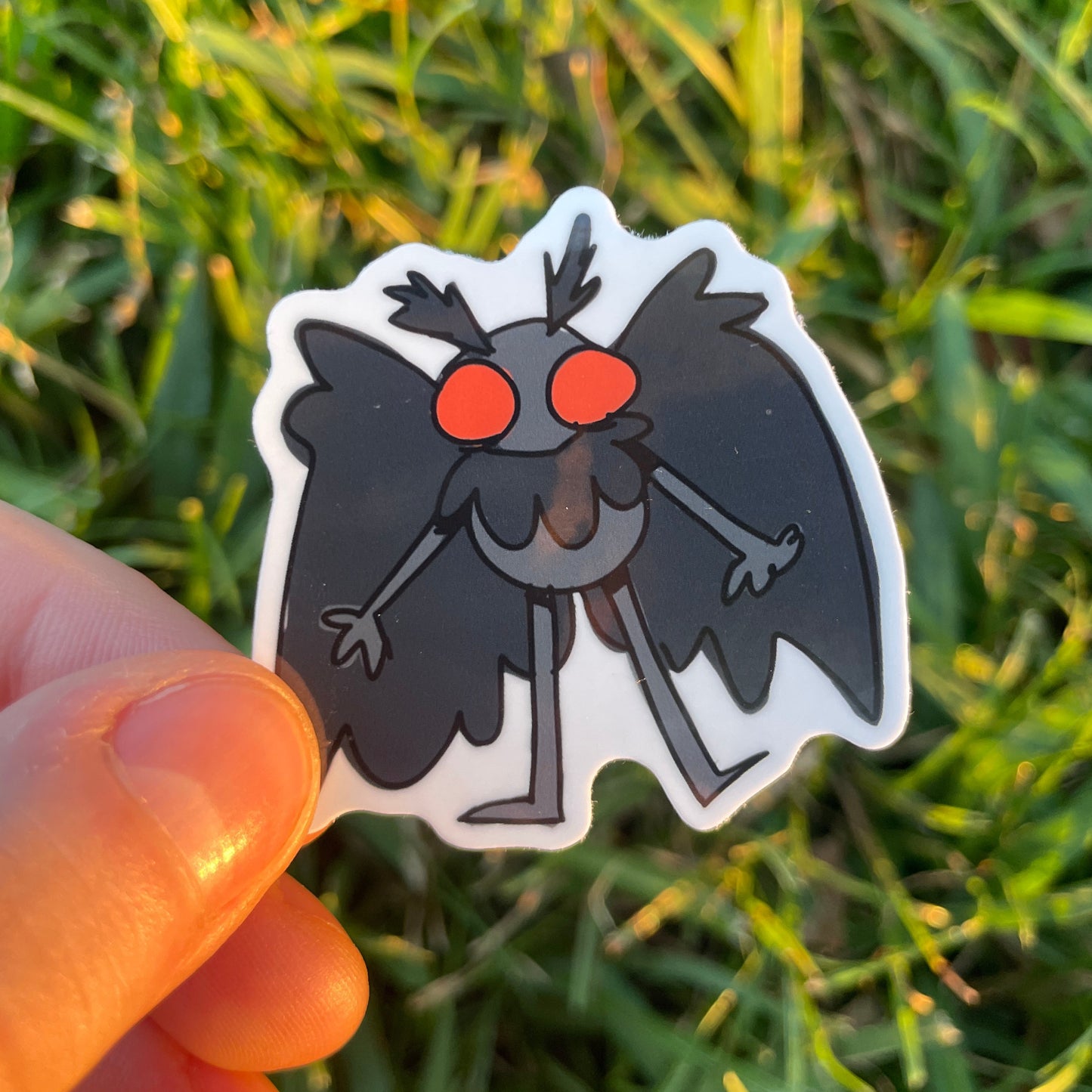 Mothman Scribble Sticker!