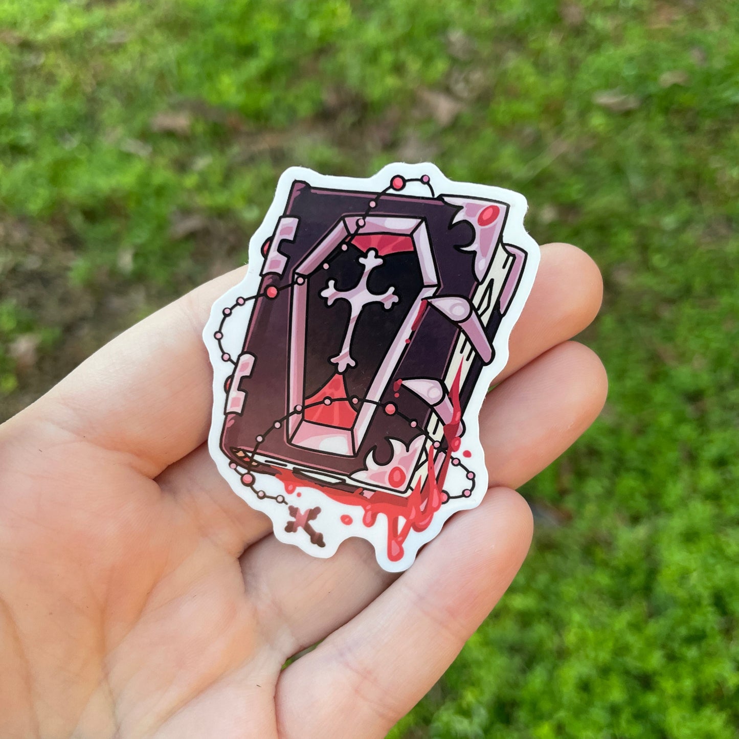 Vampire Tome Sticker