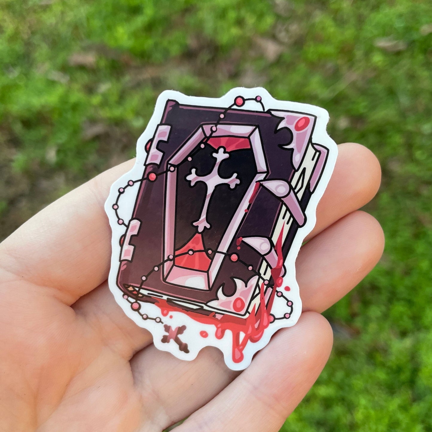 Vampire Book Sticker!