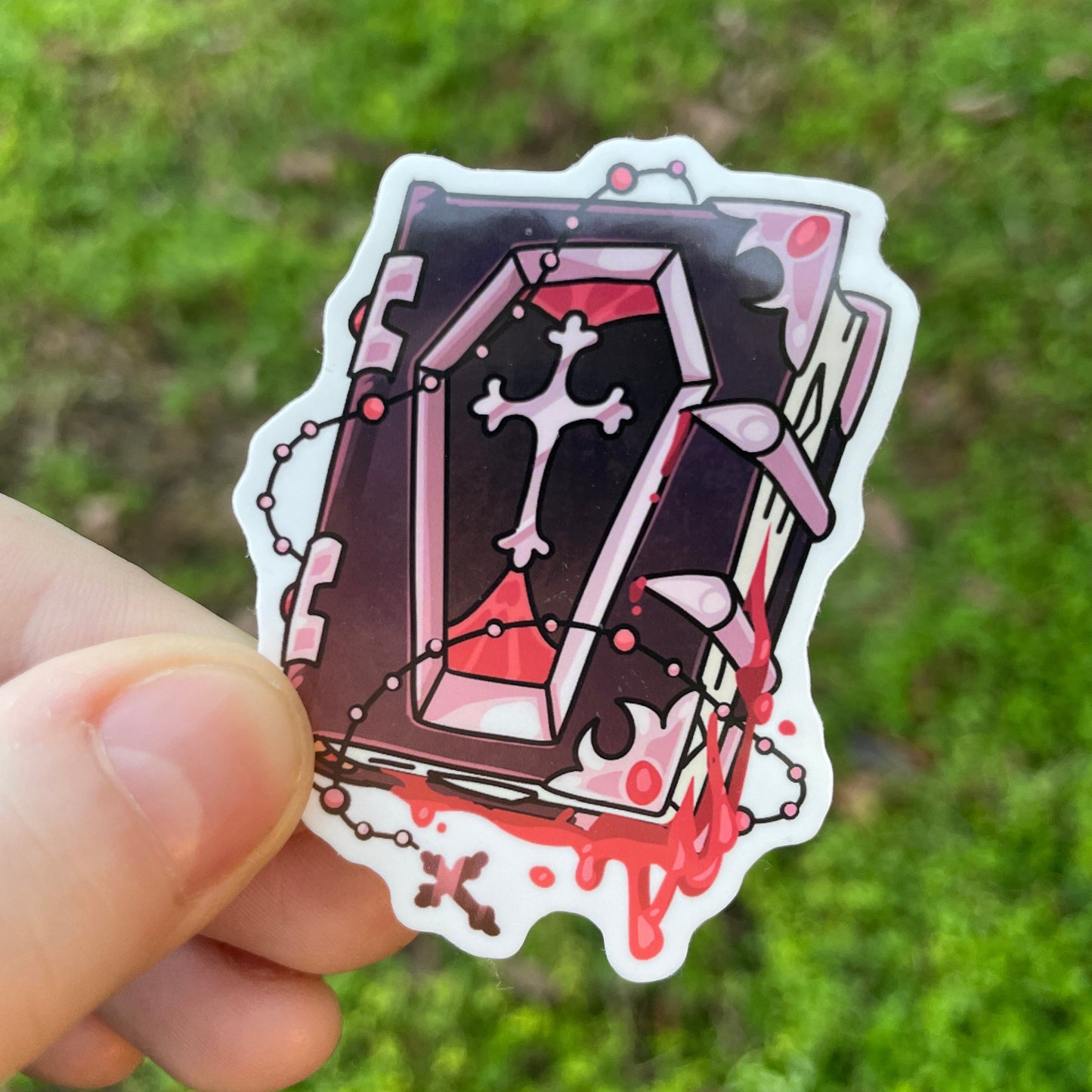 Vampire Tome Sticker