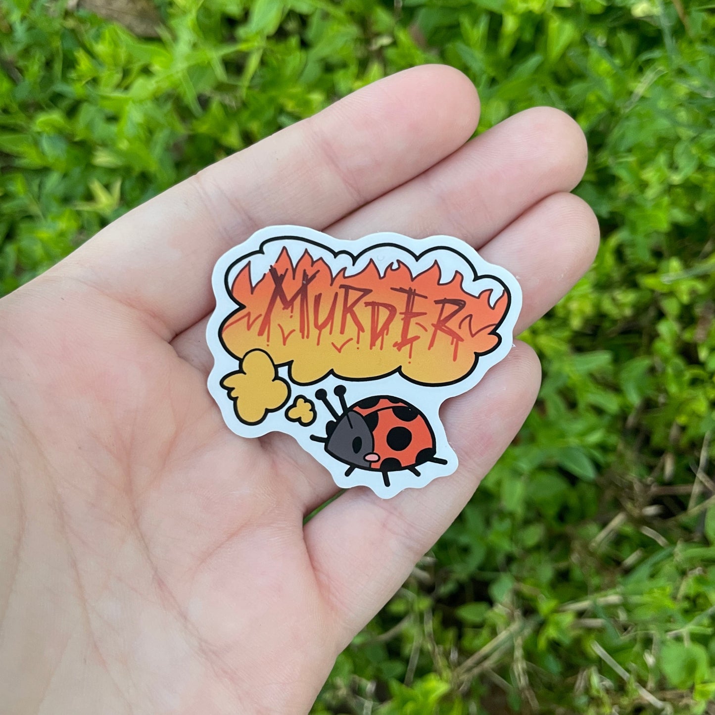 Murder Ladybug Sticker