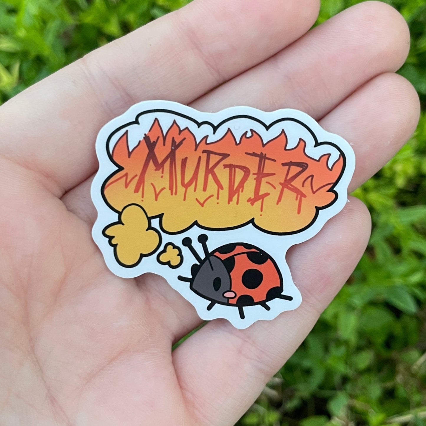 Murder Ladybug Sticker