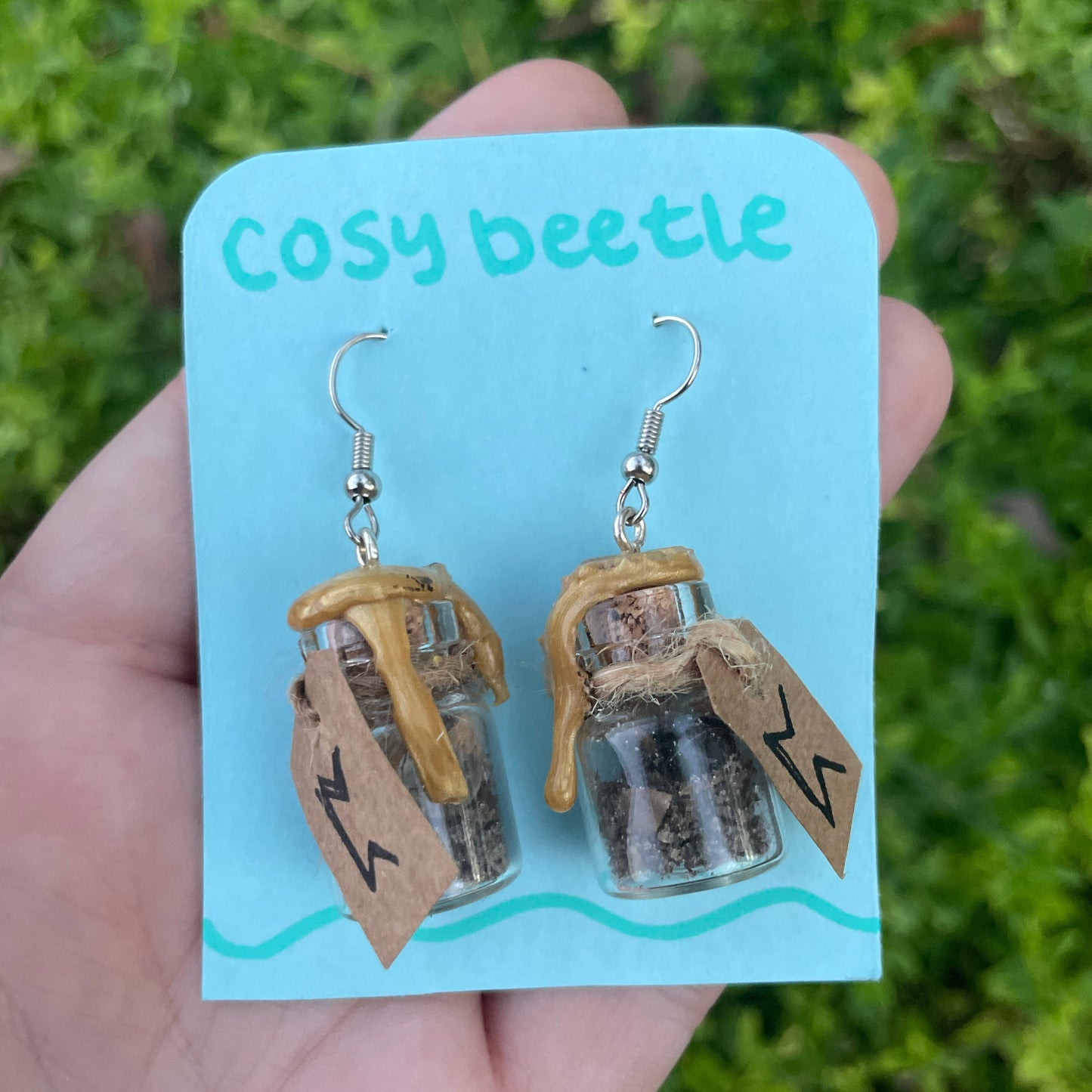 Wax Jar Earrings