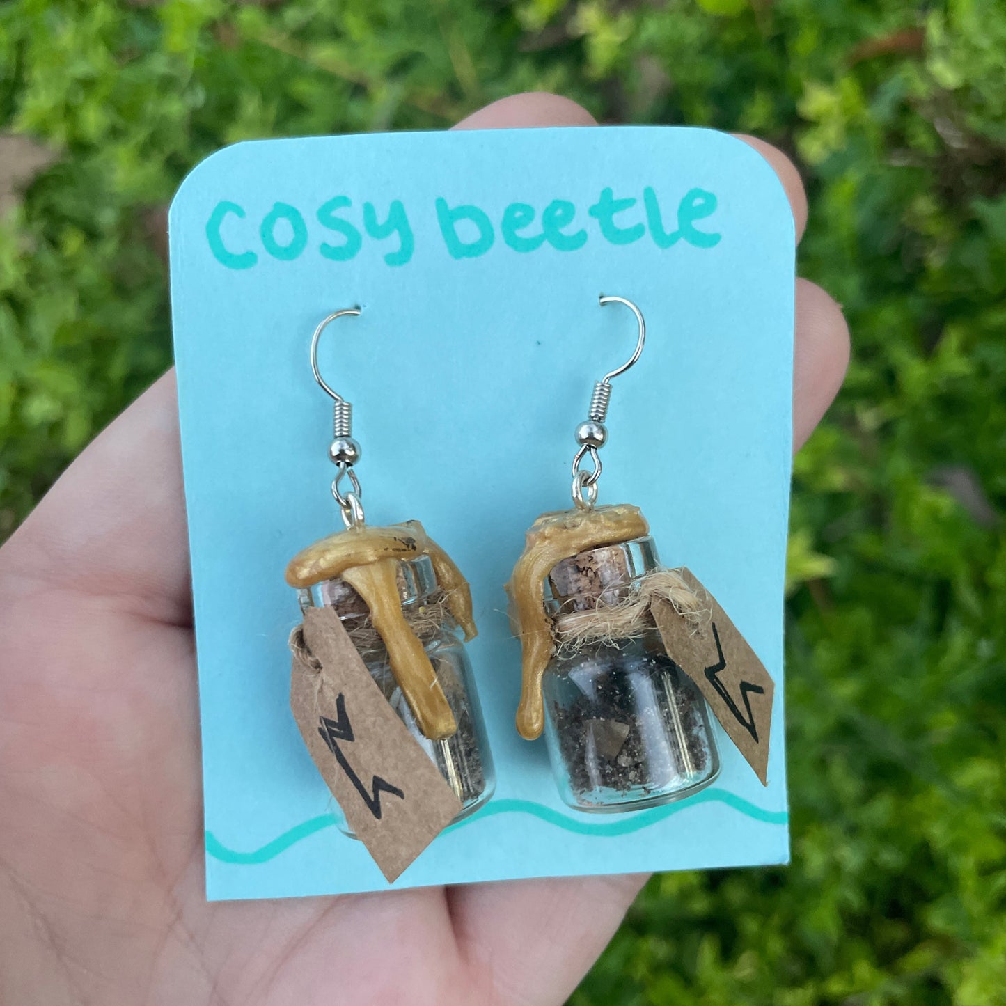 Wax Jar Earrings