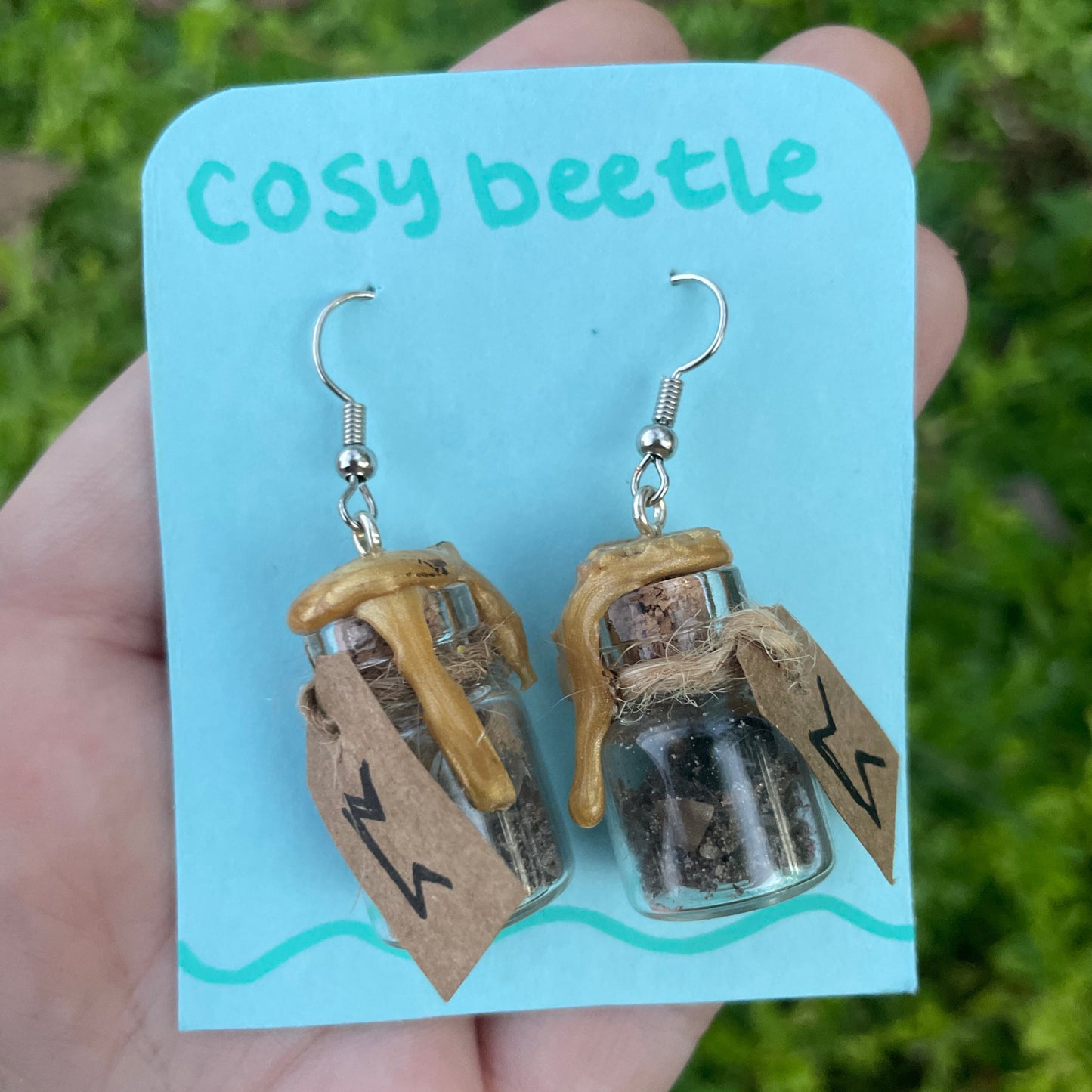 Wax Jar Earrings