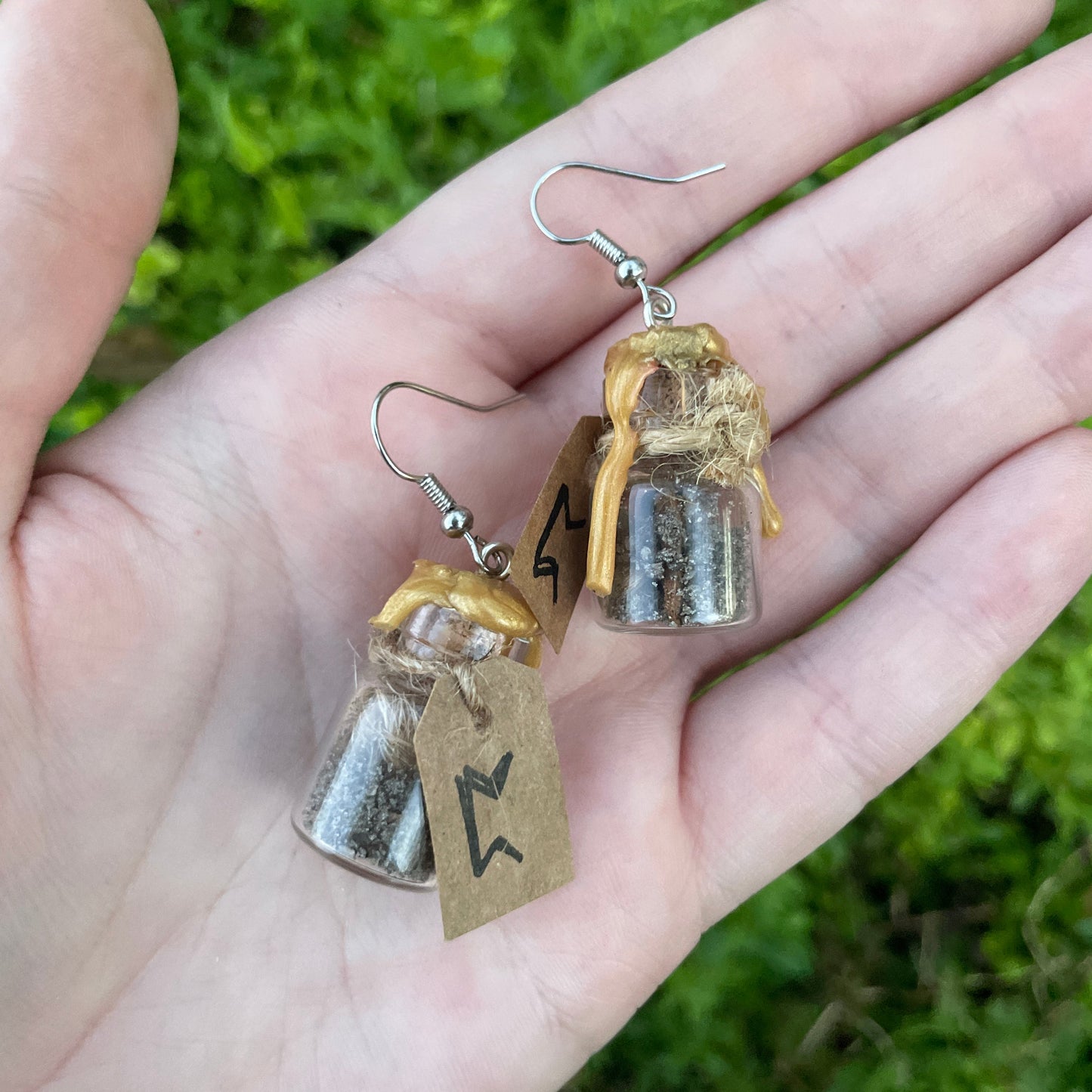 Wax Jar Earrings