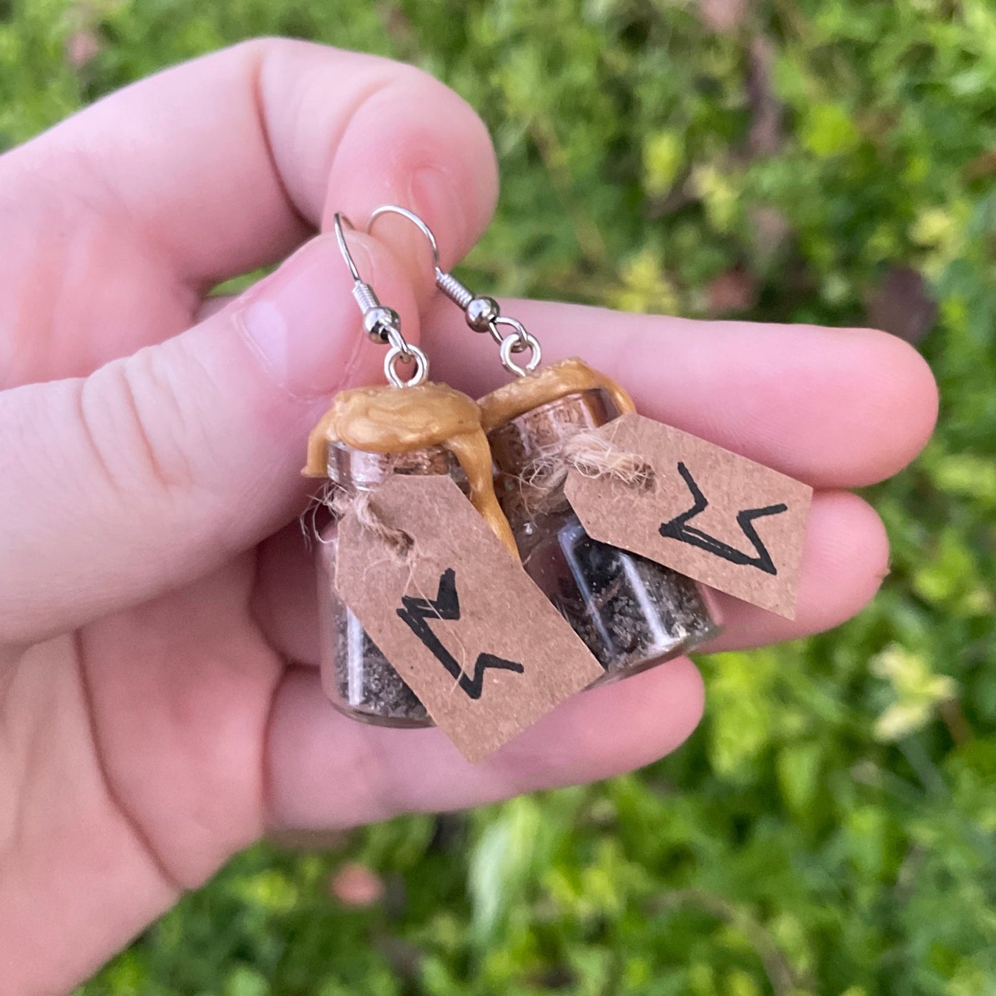 Wax Jar Earrings
