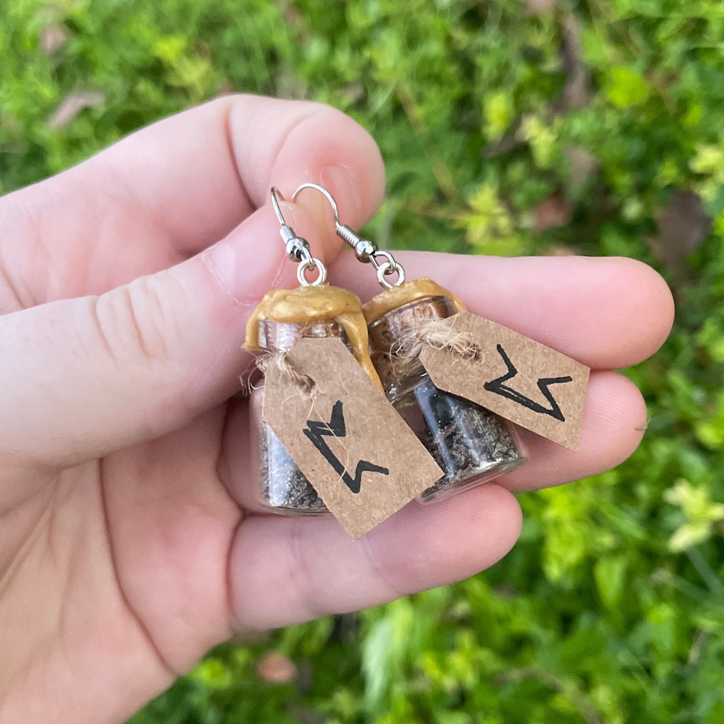 Wax Jar Earrings