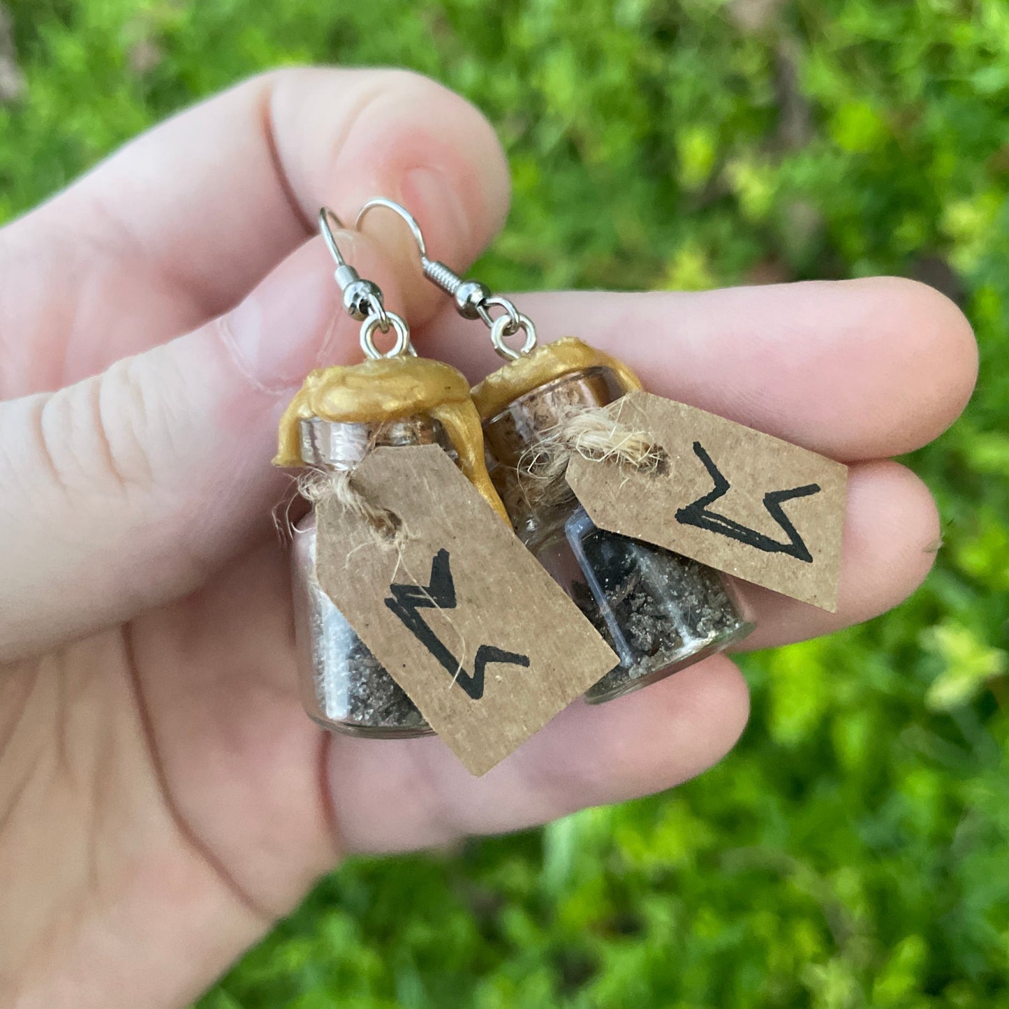 Wax Jar Earrings