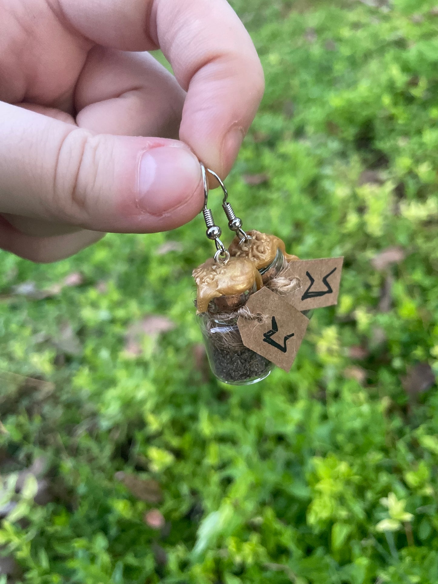 Wax Jar Earrings