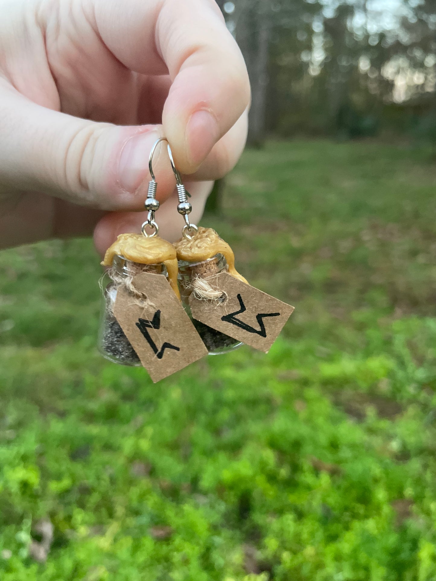 Wax Jar Earrings
