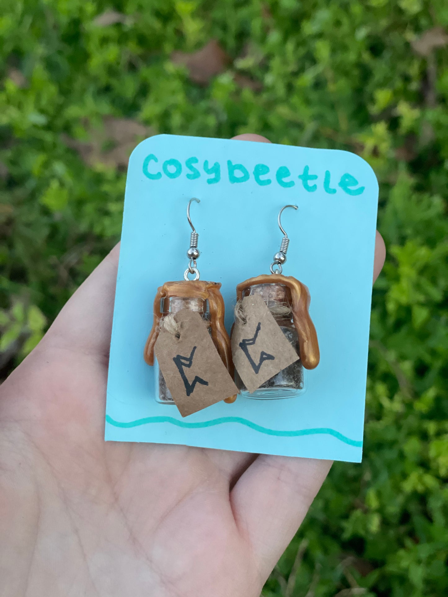 Wax Jar Earrings
