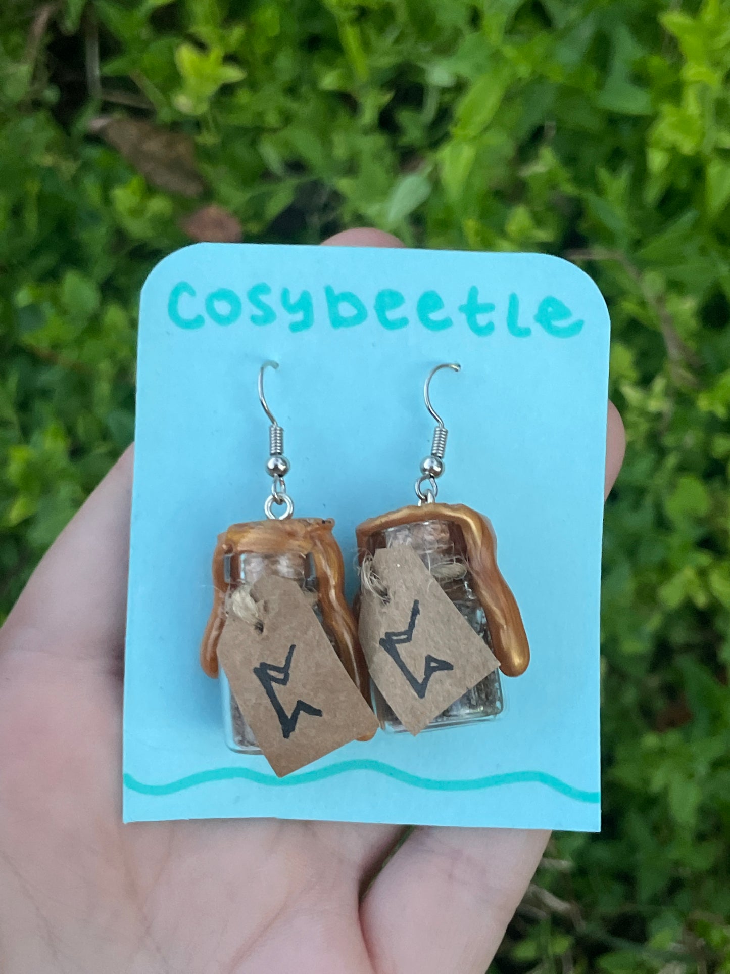 Wax Jar Earrings
