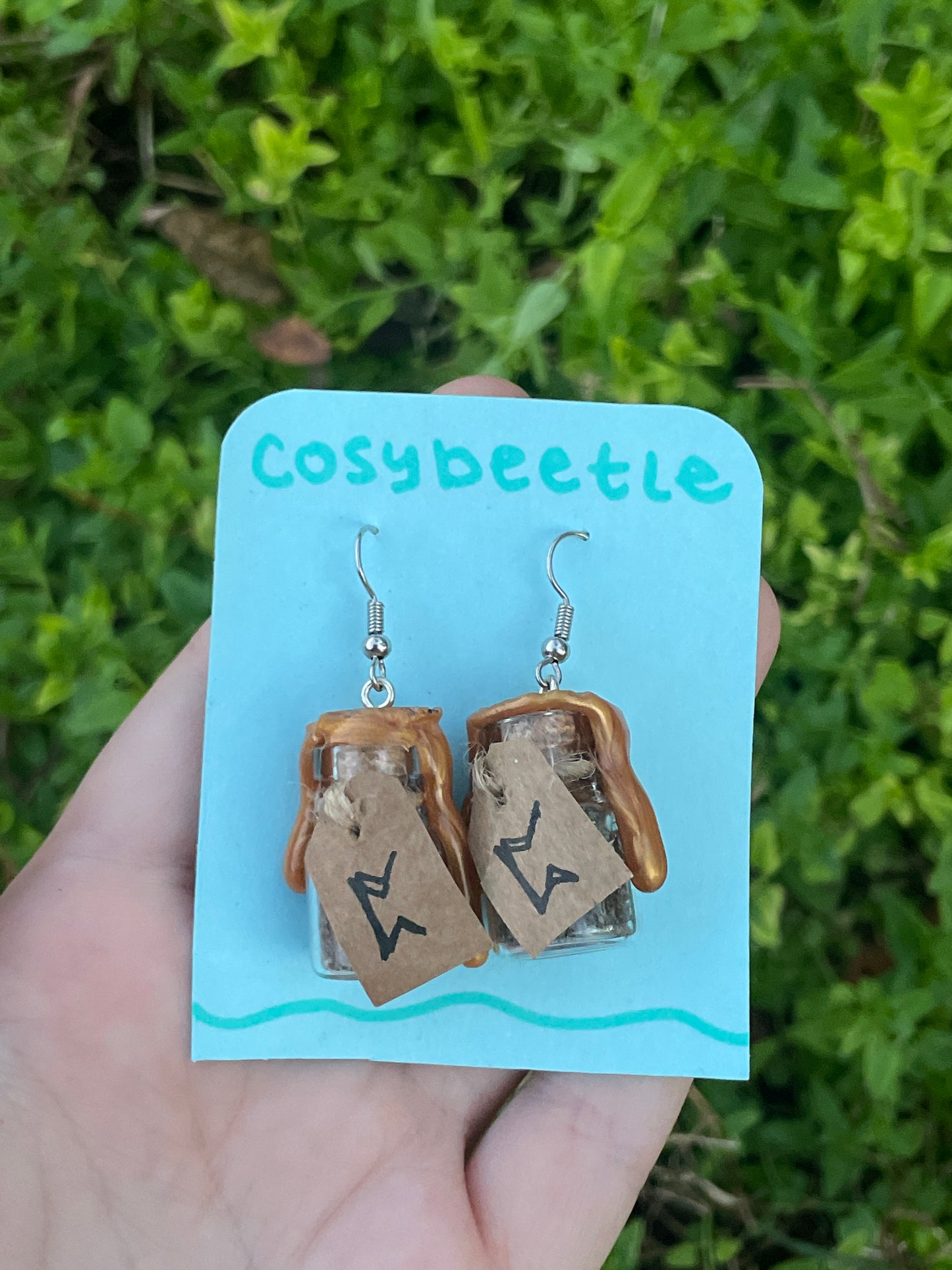 Wax Jar Earrings