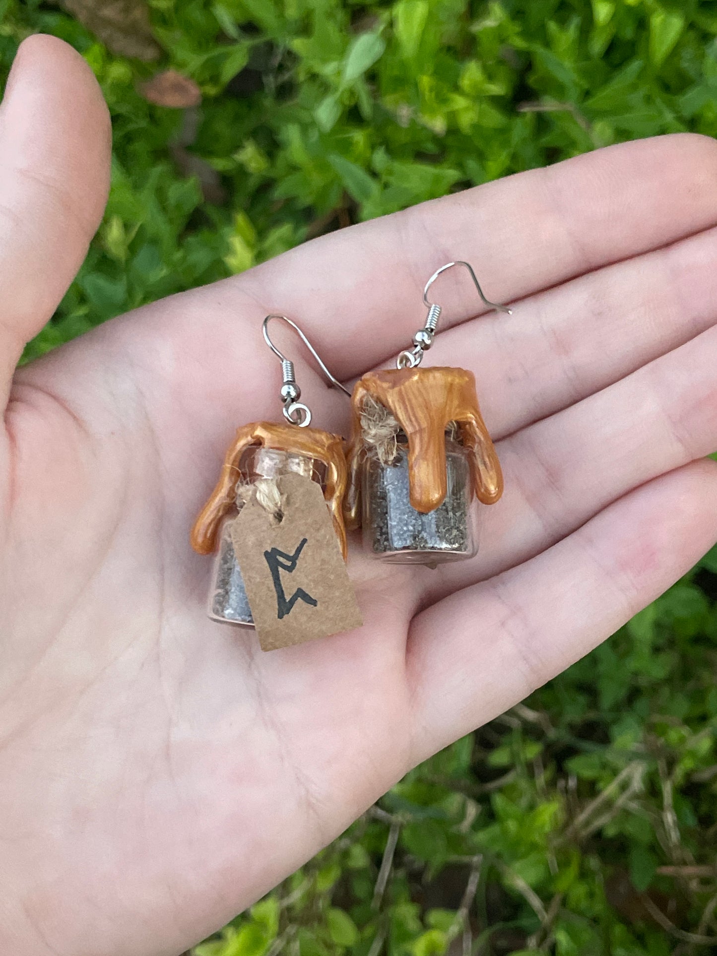 Wax Jar Earrings