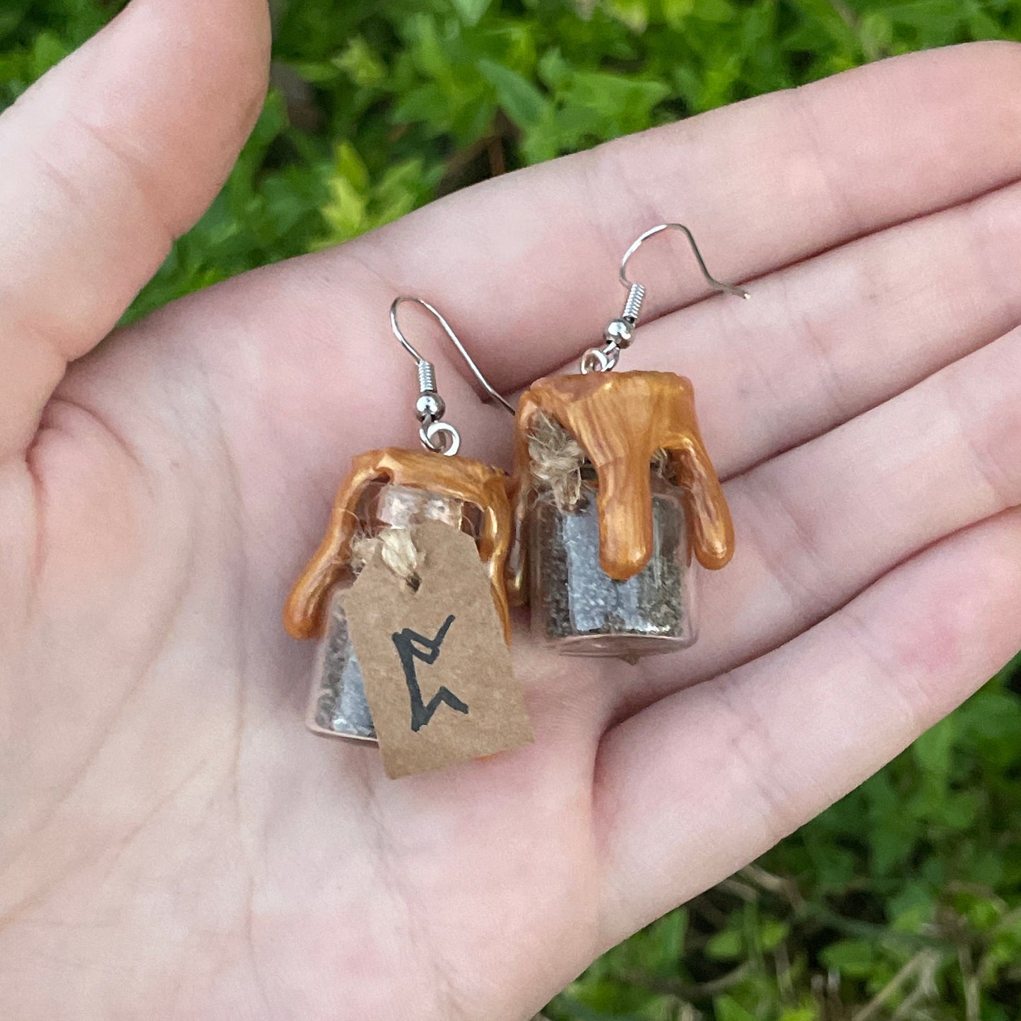 Wax Jar Earrings