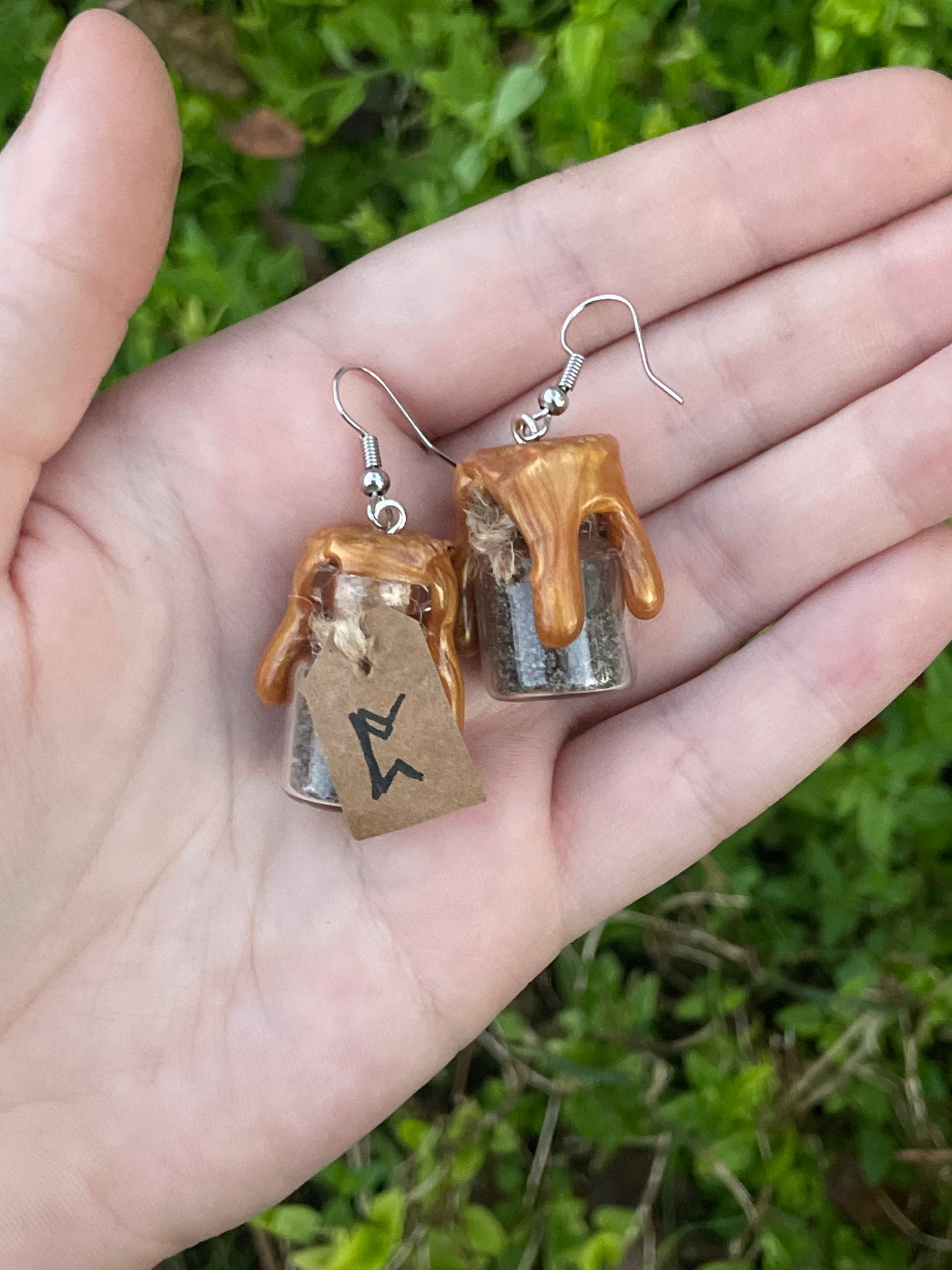 Wax Jar Earrings