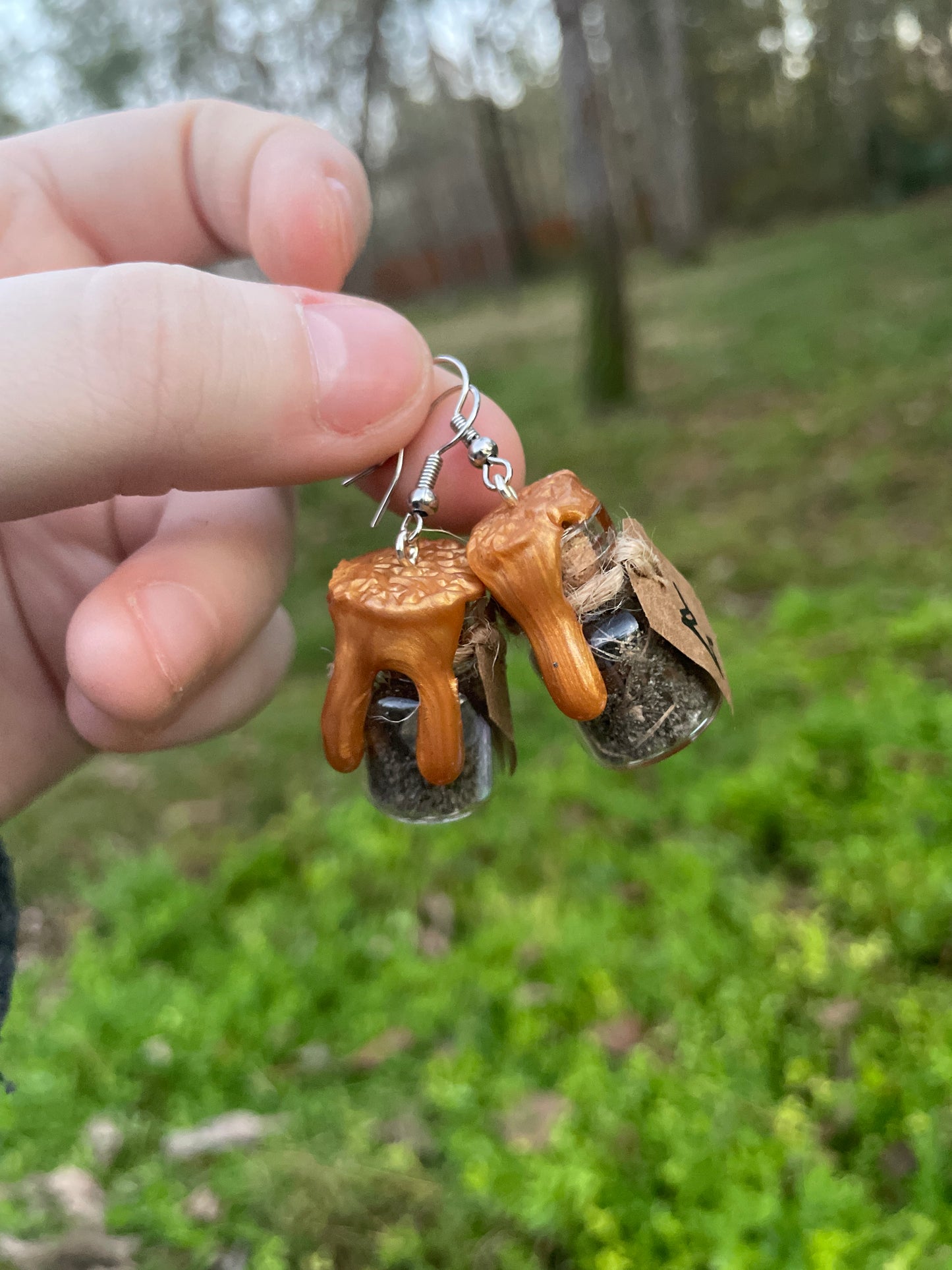 Wax Jar Earrings