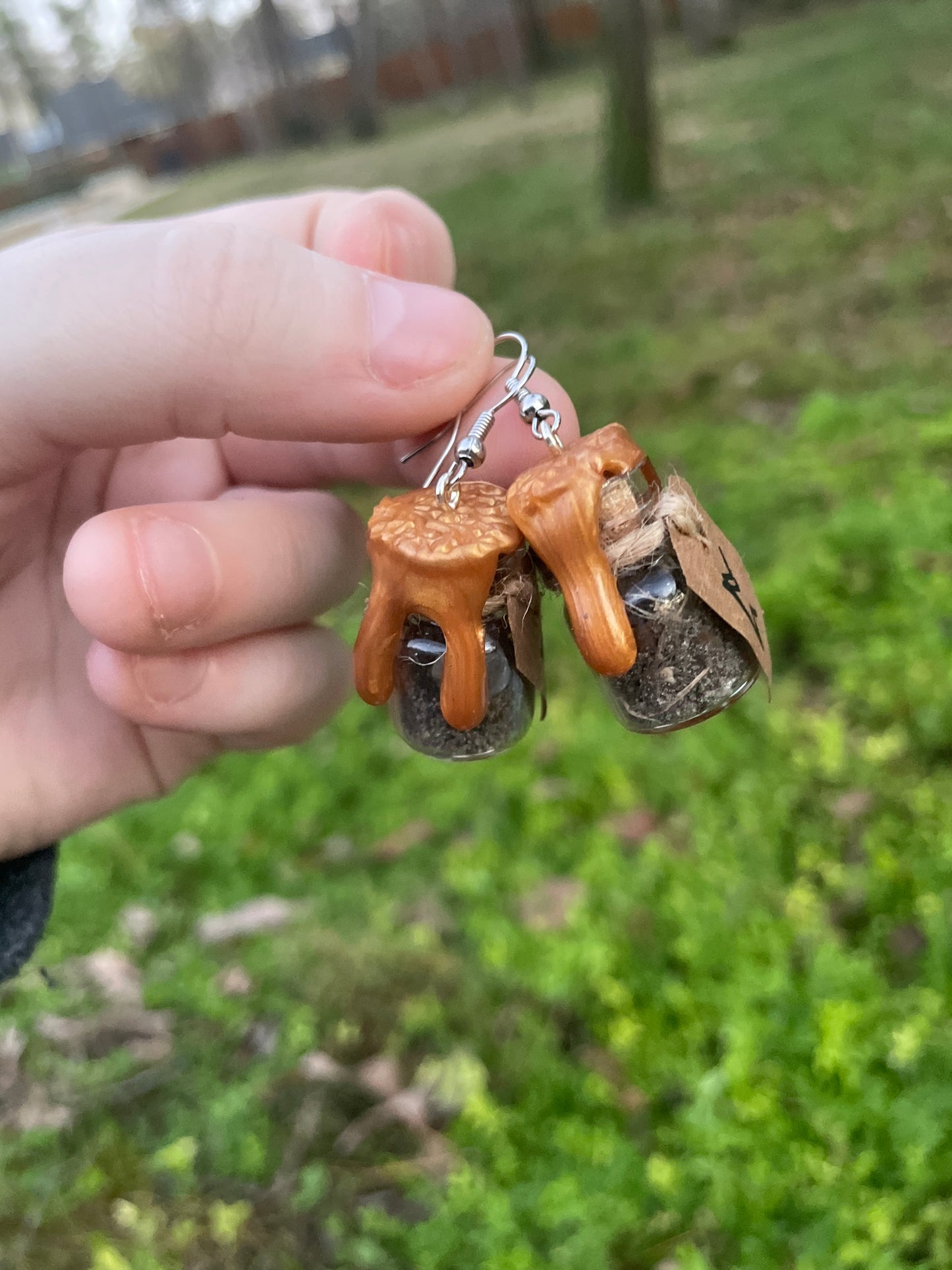 Wax Jar Earrings