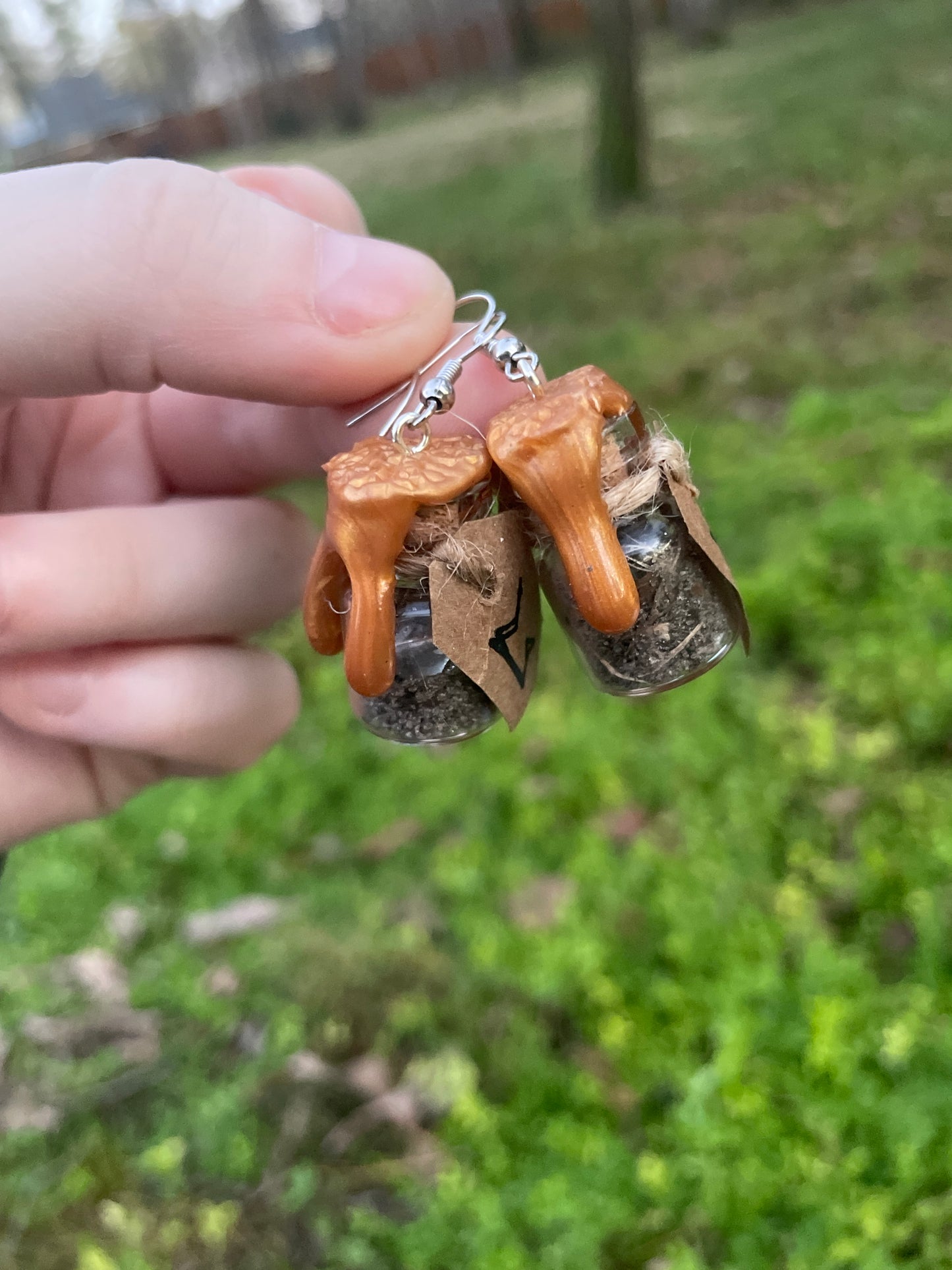 Wax Jar Earrings