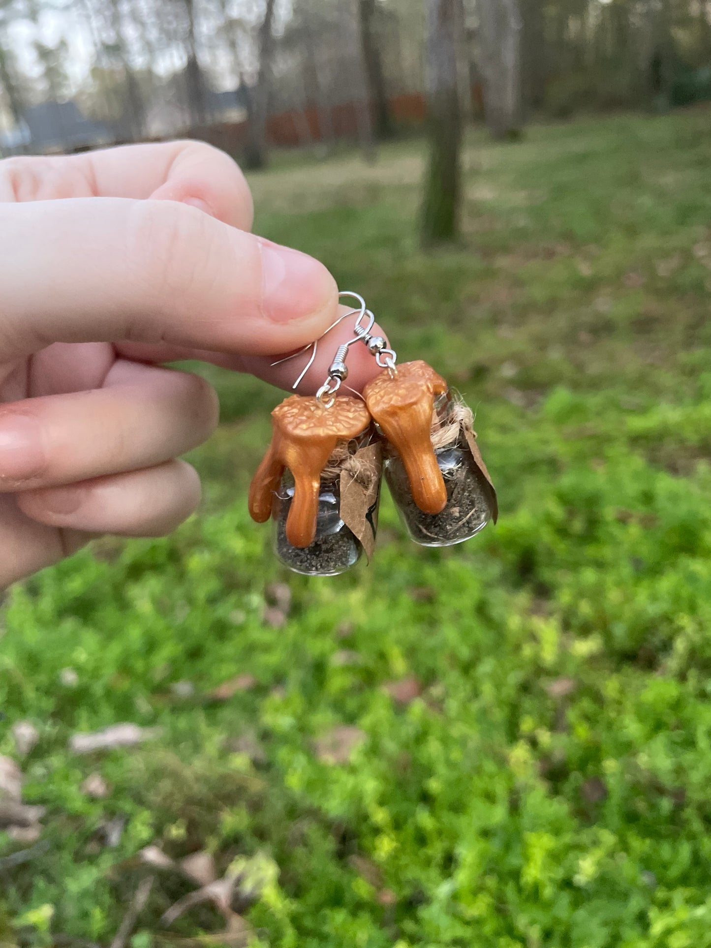 Wax Jar Earrings