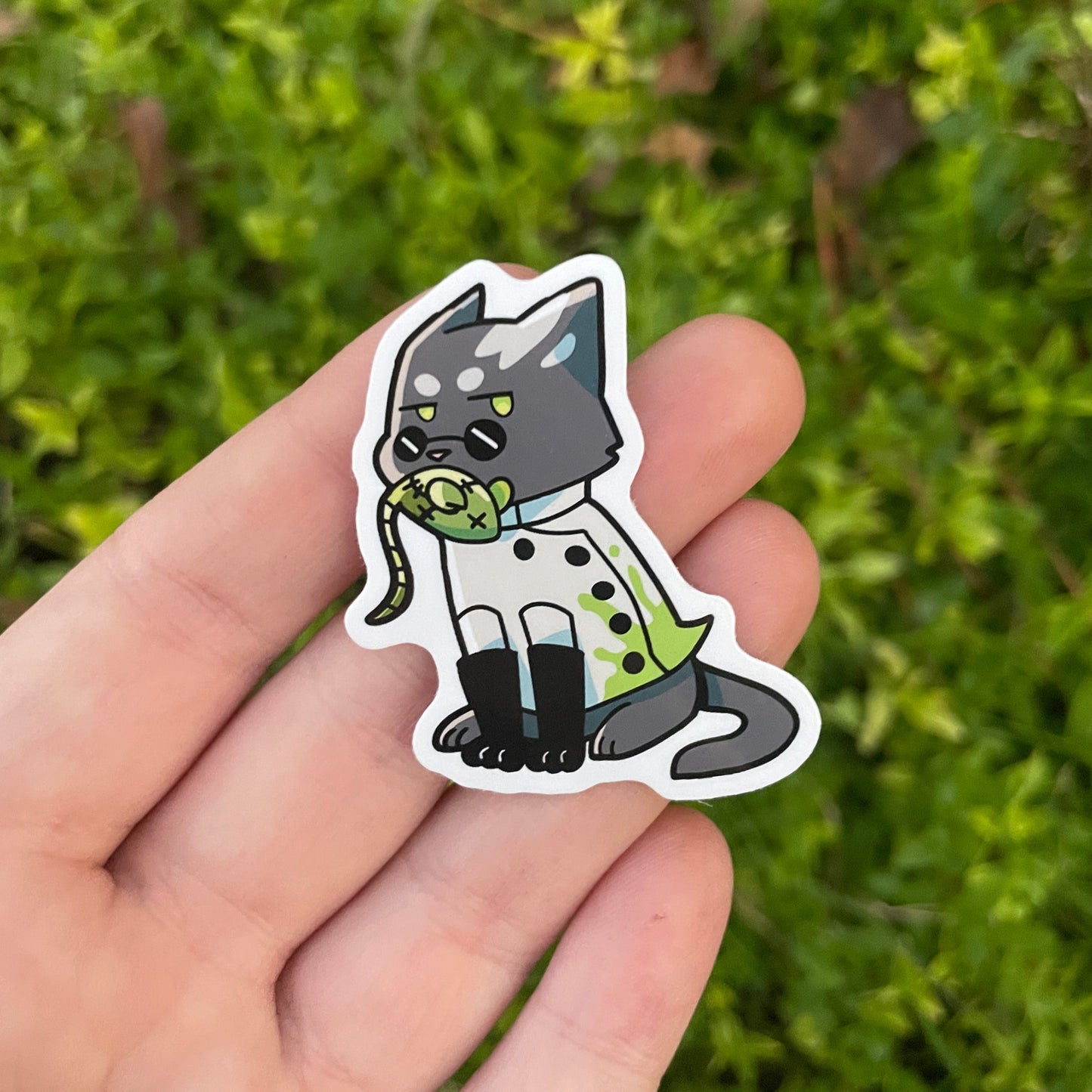 Franken-cat Sticker!