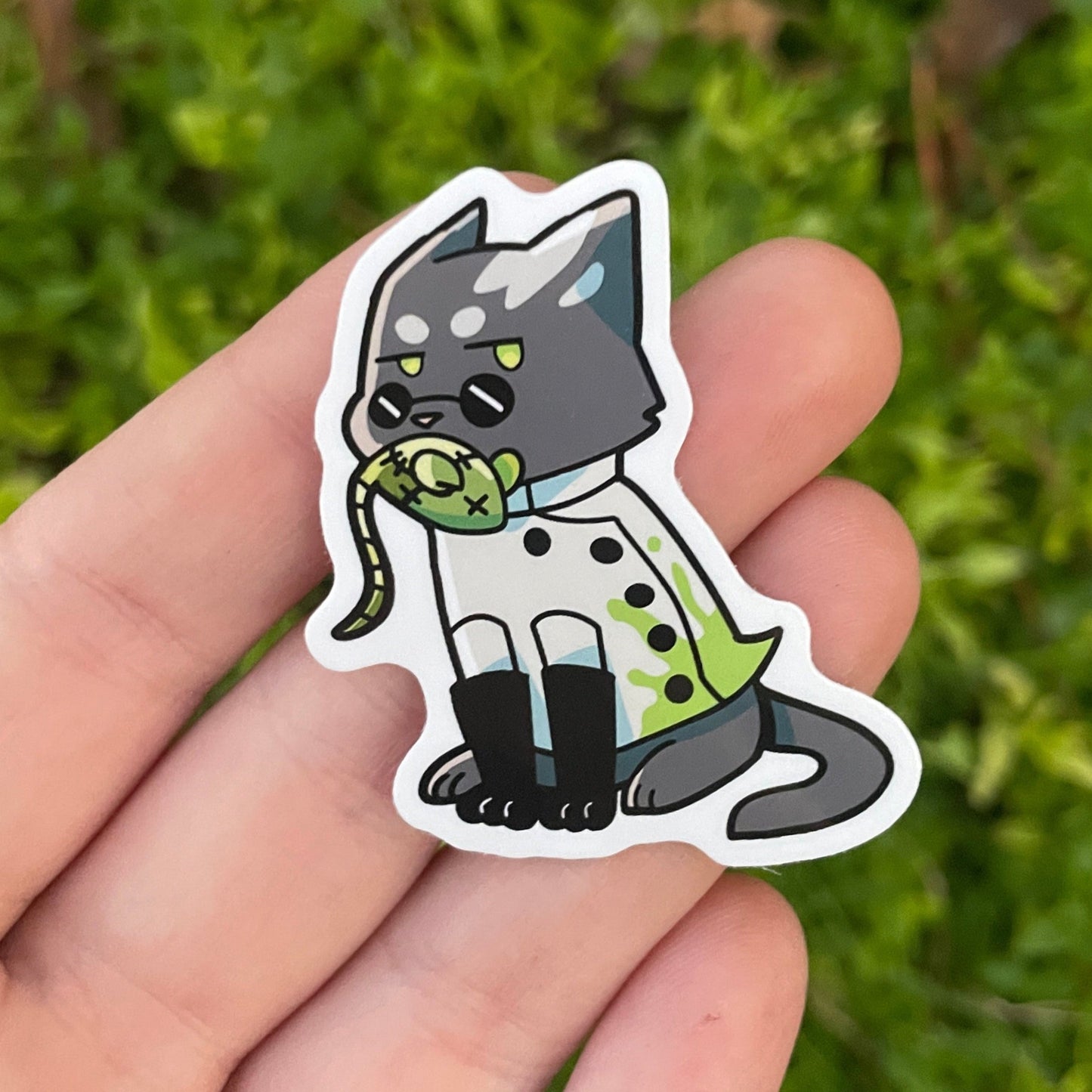 Franken-cat Sticker!