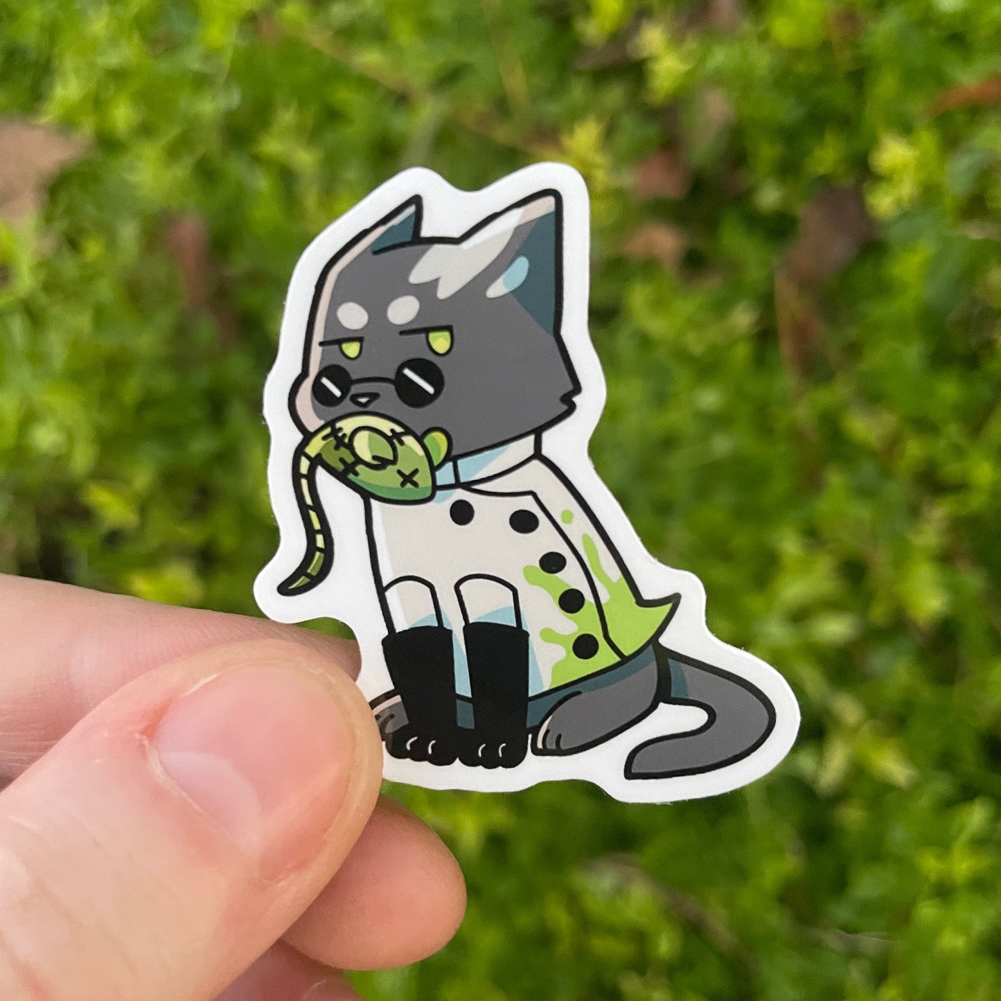 Franken-cat Sticker!