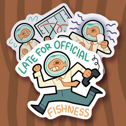 Official Fishness Stickers