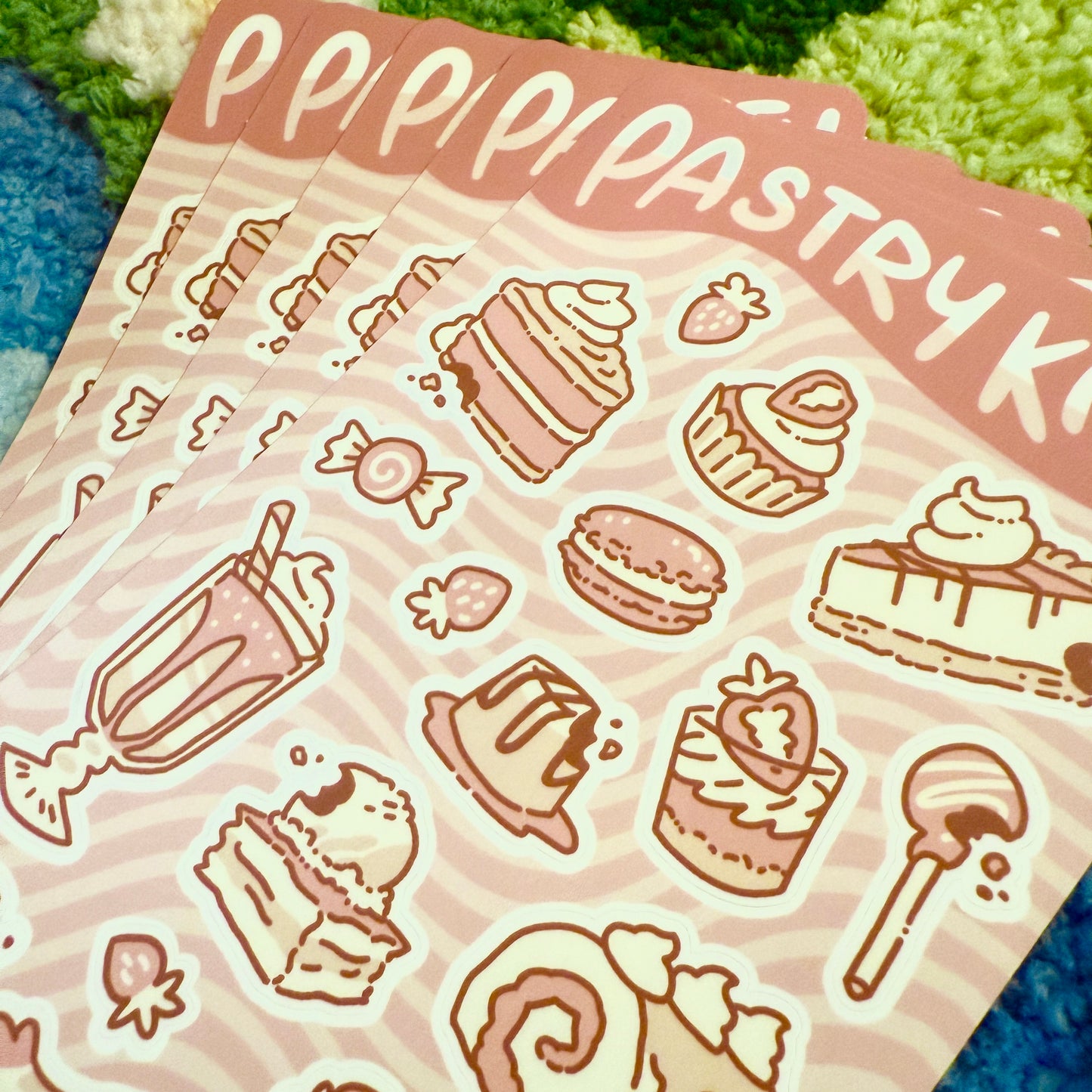 Pastry Kitty Sticker Sheet!