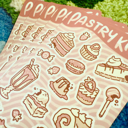 Pastry Kitty Sticker Sheet!