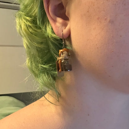 Wax Jar Earrings