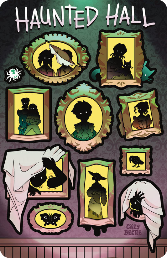 Haunted Hall Sticker Sheets