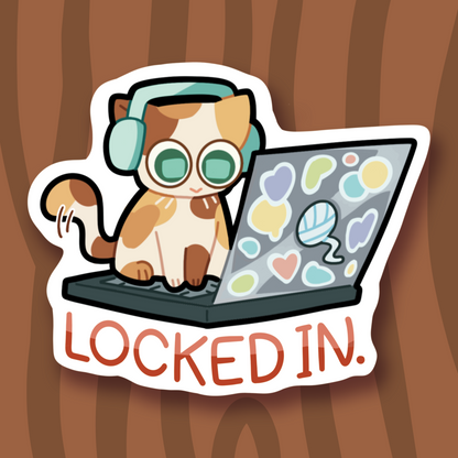 Computer Cats Stickers