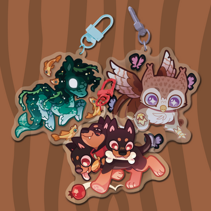 Mythical Creature Keychains