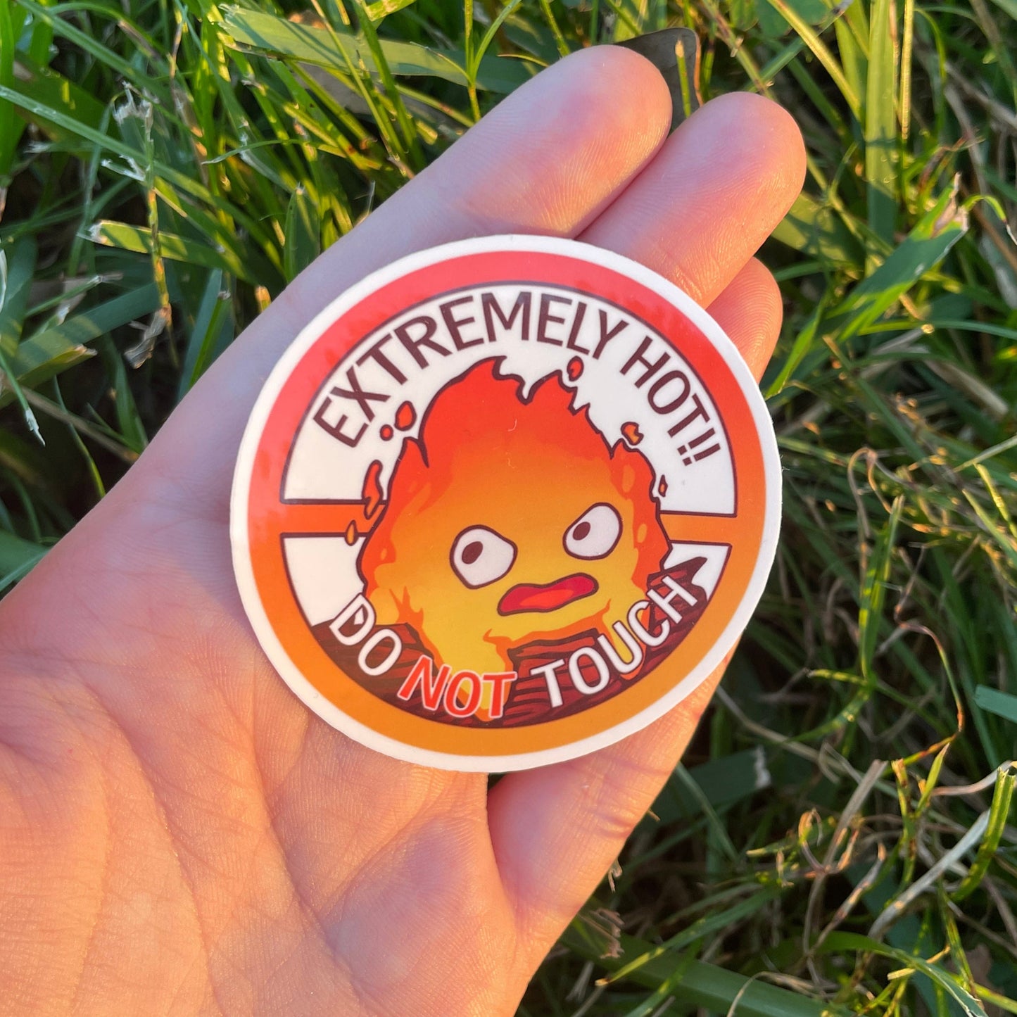 Calcifer Extremely Hot!! Sticker