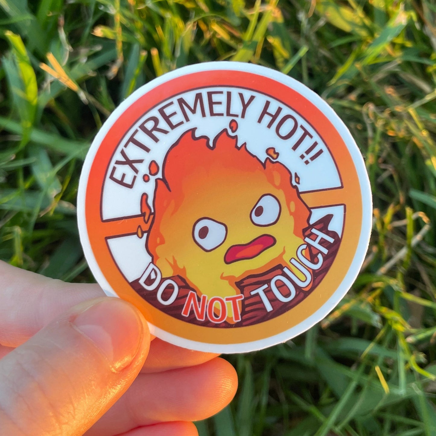 Calcifer Extremely Hot!! Sticker