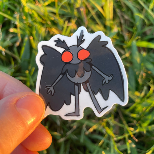 Mothman Scribble Sticker!