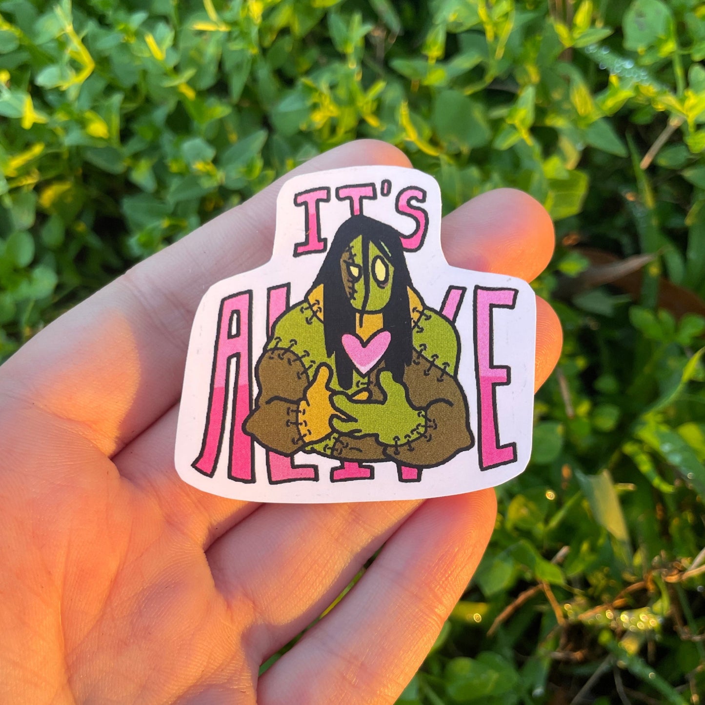 It's Alive! Frankenstein Sticker