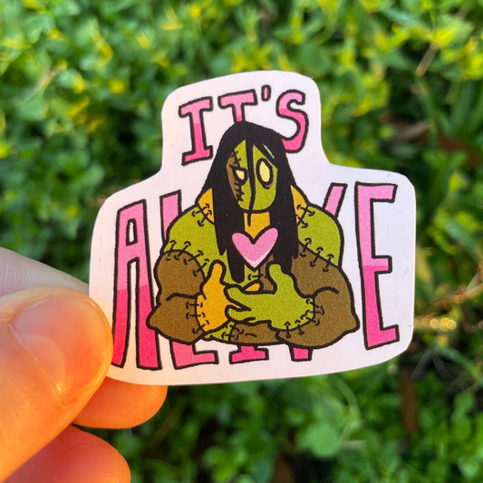 It's Alive! Frankenstein Sticker