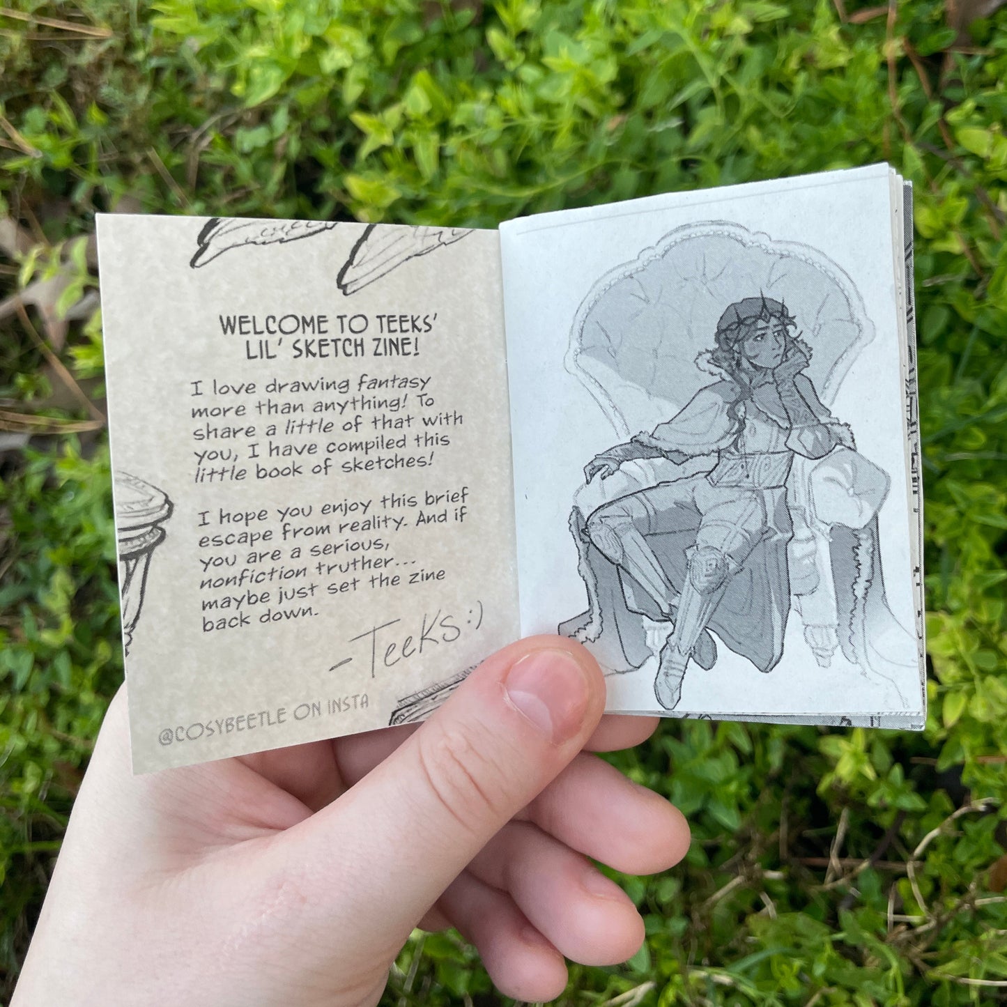 Fantasy Sketches Mini Zine