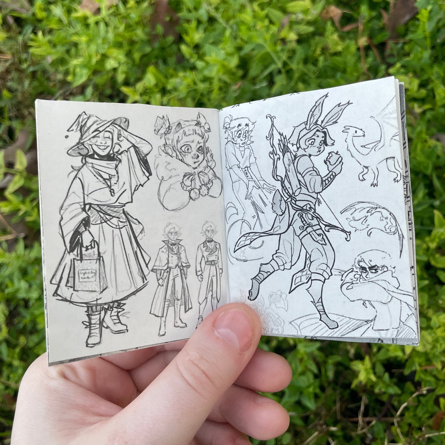 Fantasy Sketches Mini Zine