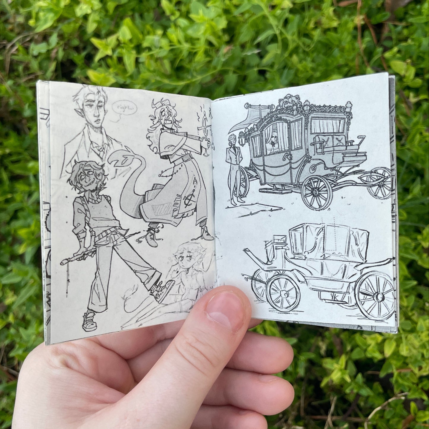 Fantasy Sketches Mini Zine