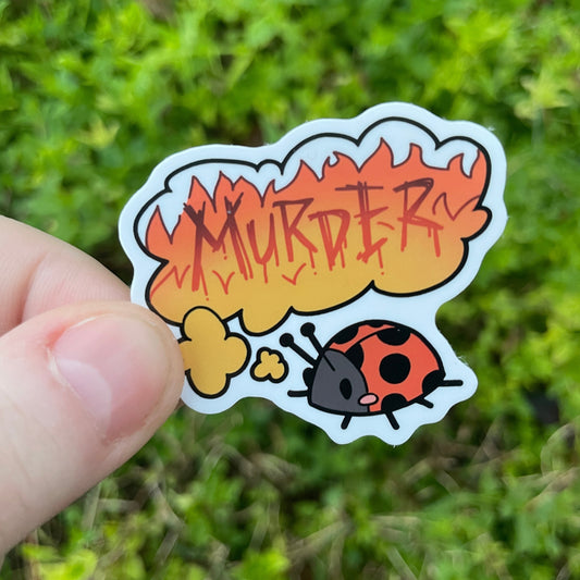 Murder Ladybug Sticker