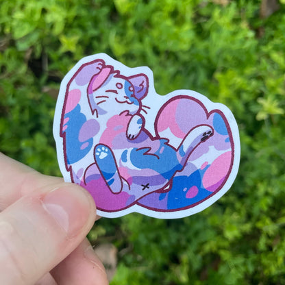 Pride Calico Cat Stickers!