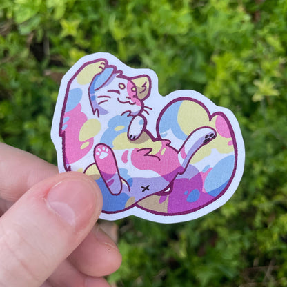 Pride Calico Cat Stickers!