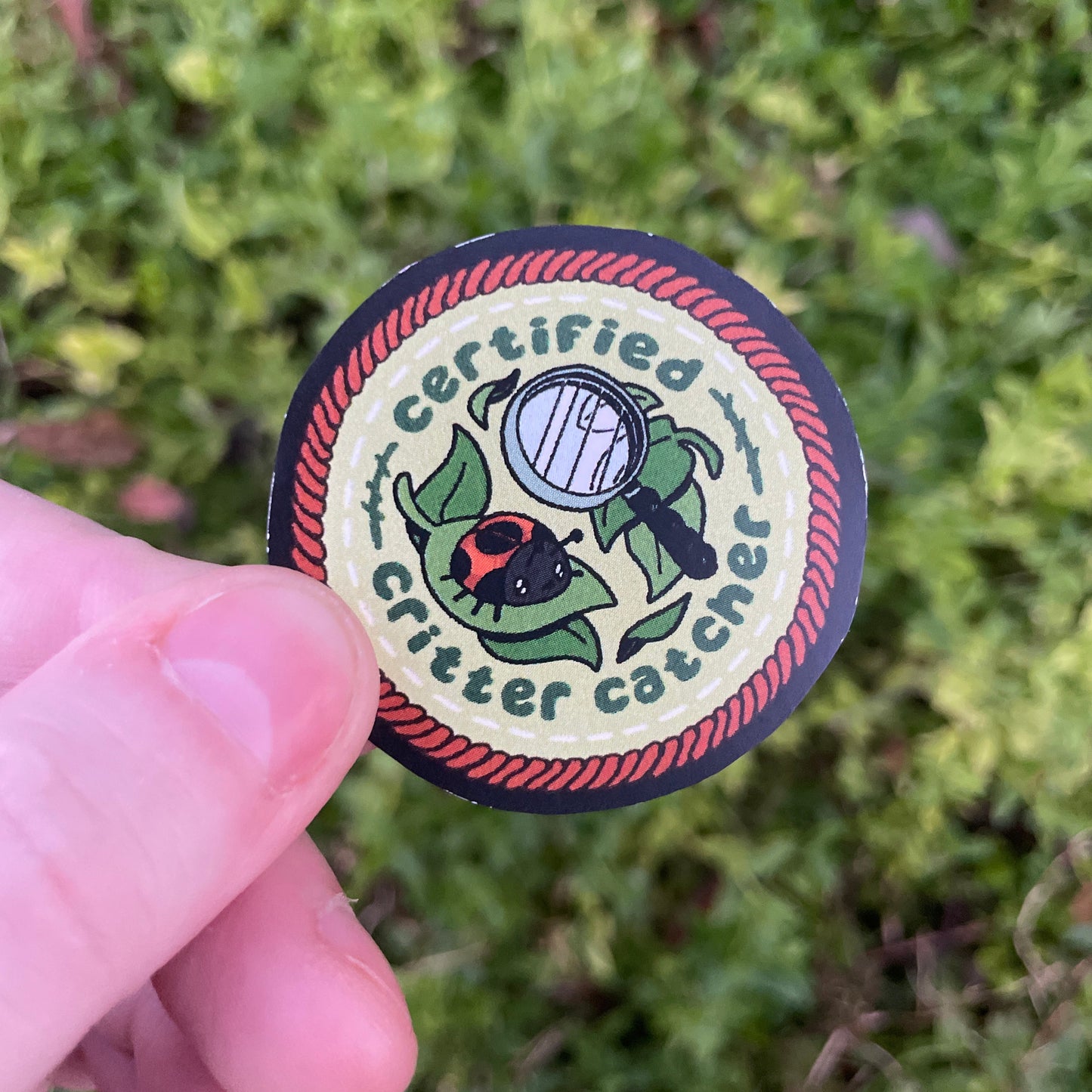 Certified Critter Catcher Sticker