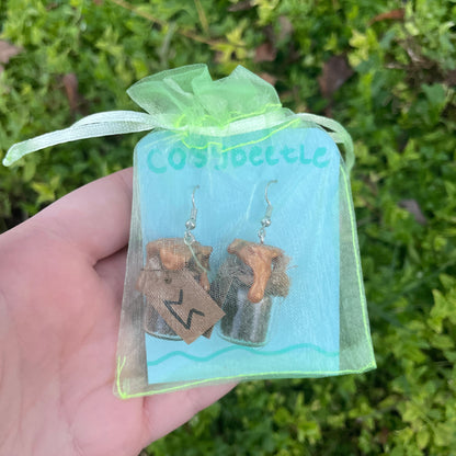 Wax Jar Earrings